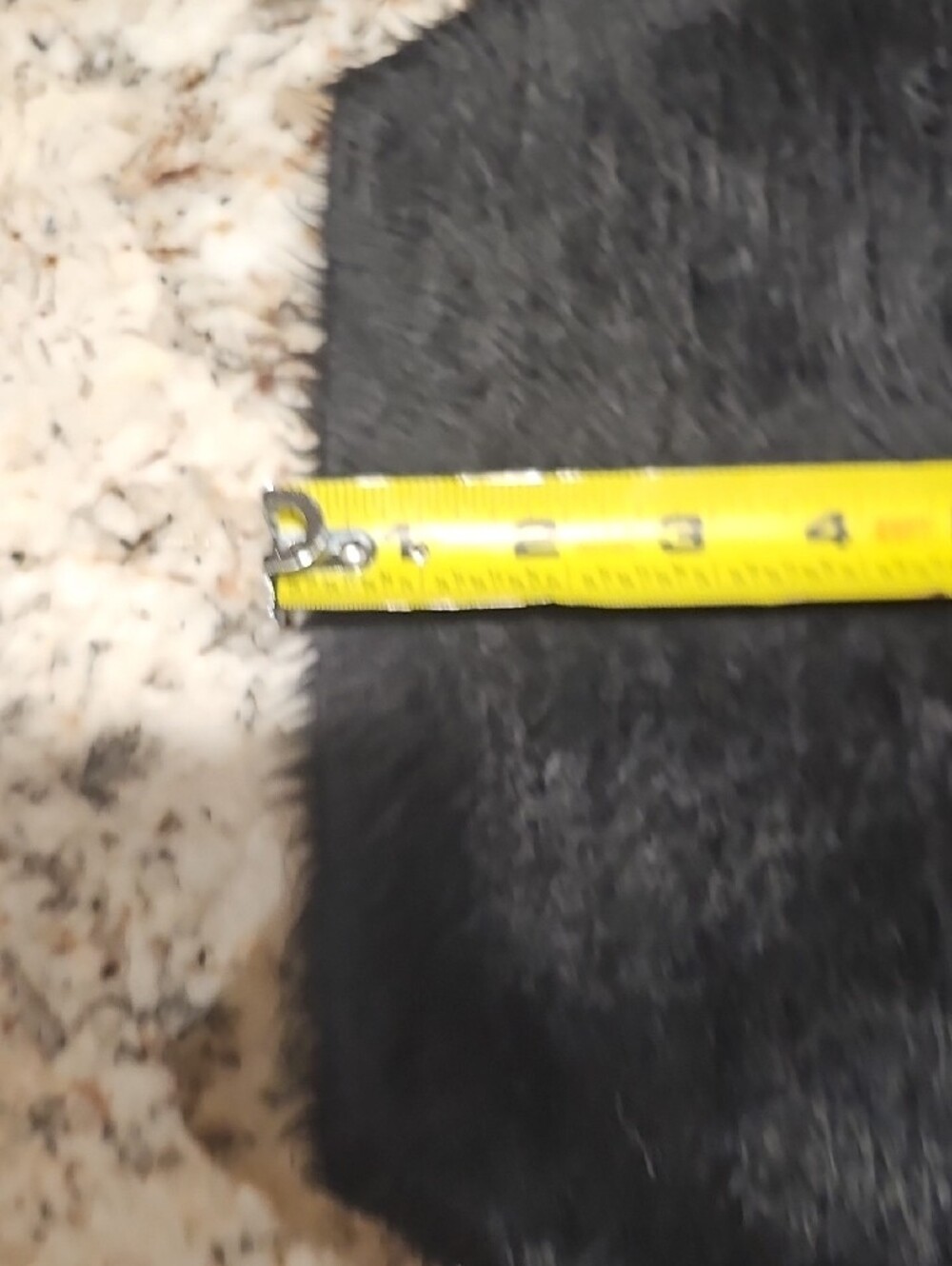 Black Faux Fur Shawl Poncho - Picture 9 of 12